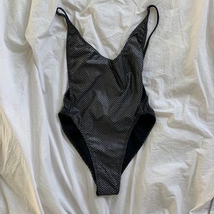 COPY - american apparel one piece black swimsuit